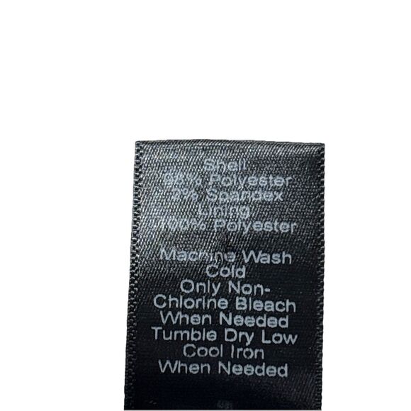 Ann Taylor Factory Women’s Size 6 A Line Skirt Geometric line Print Black Tan - Picture 5 of 9